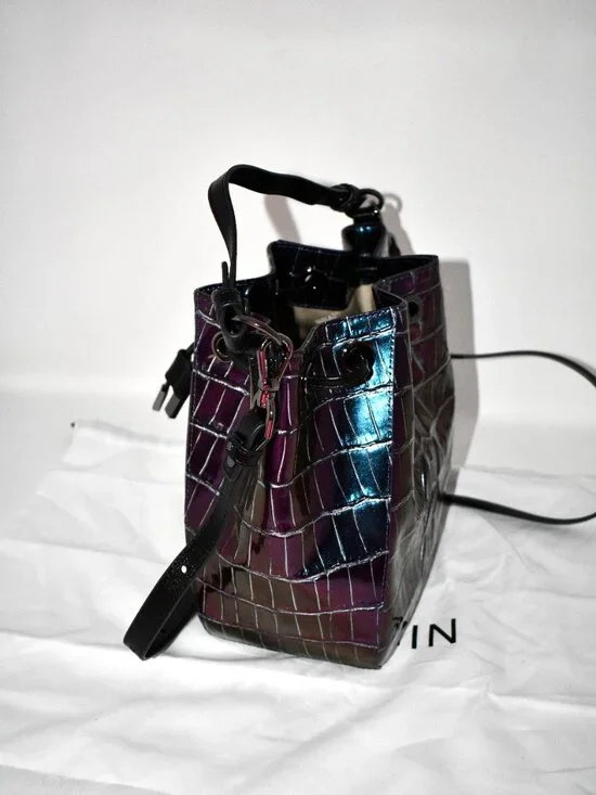 Brahmin Melinda Bucklet Bag in Heroic Purple Kingstone # V33258701410 NWT - Picture 10 of 12